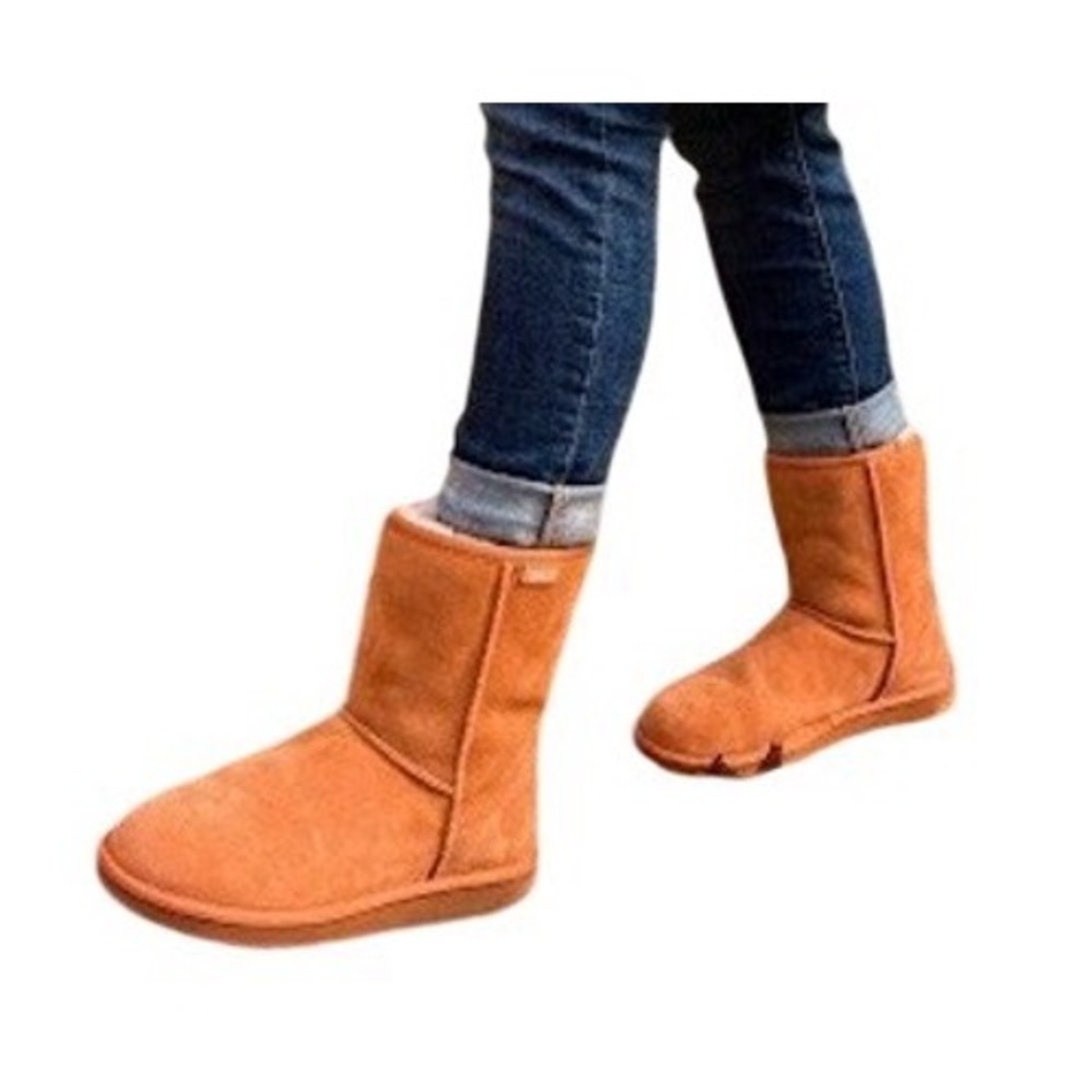 EMU Australia Stinger Mid Sheepskin Boots Burnt Orange Pumpkin Spice Womens